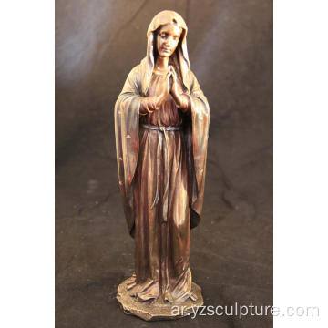 زينة الصلاة تمثال مريم العذراء البرونزية للبيع